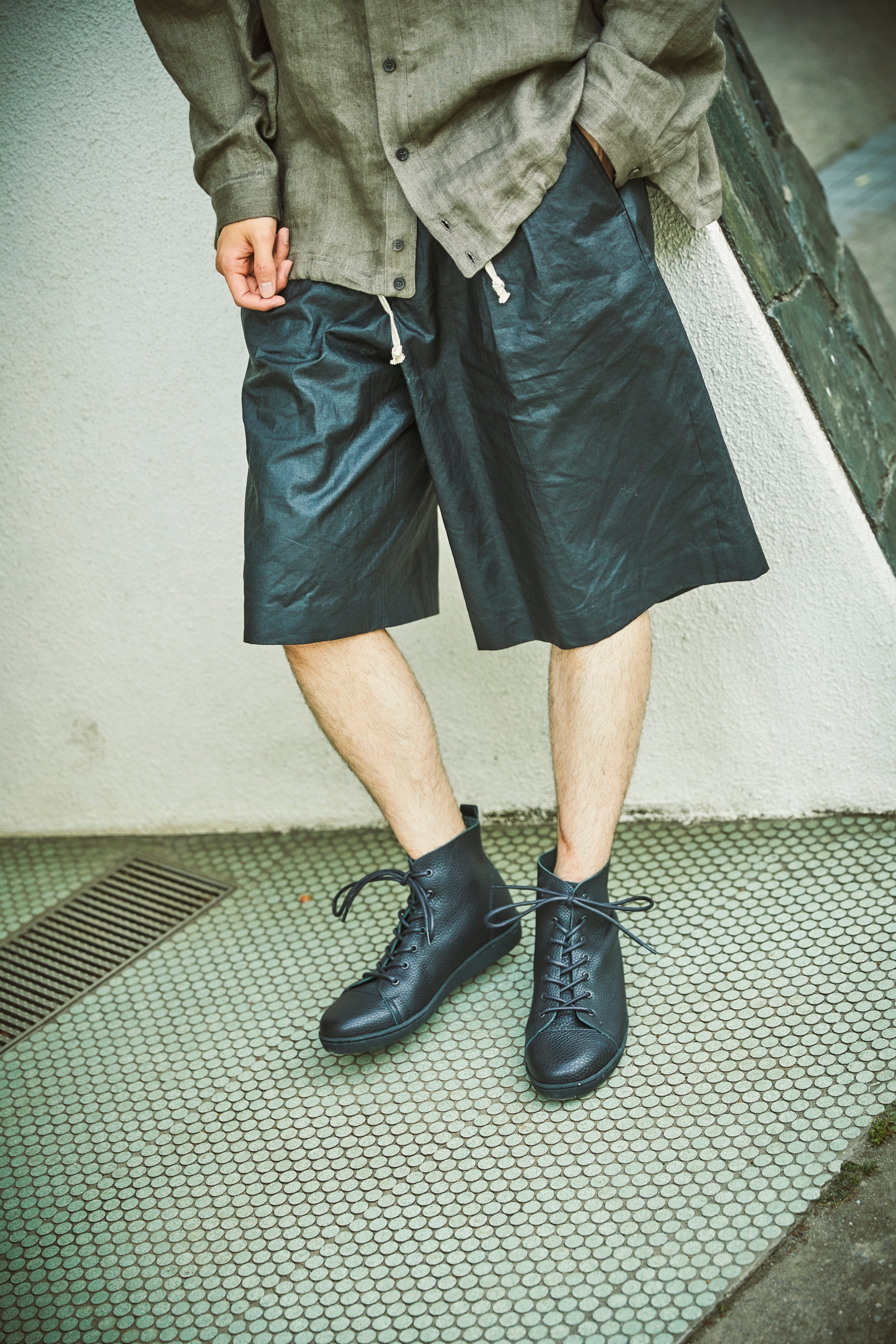 HIGH CUT SNEAKER ALL SHRINK WHITE