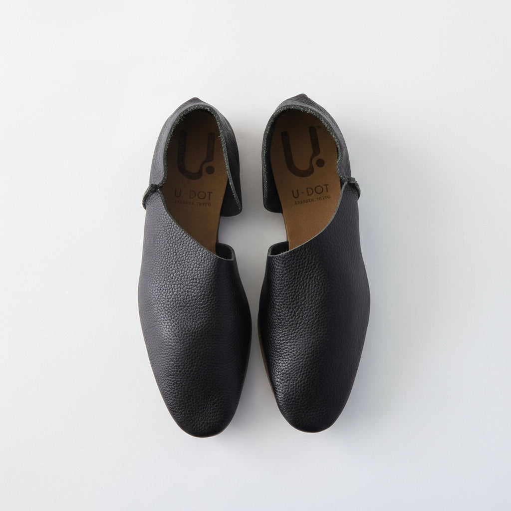 2-PIECES SLIP-ON ALL SHRINK BLACK