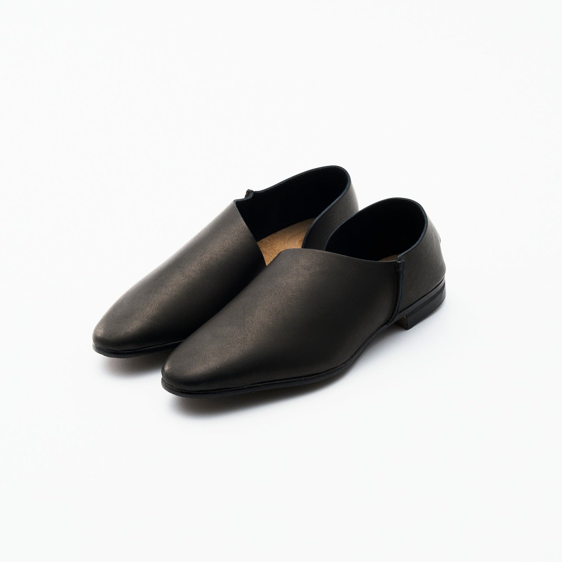 2-PIECES SLIP-ON ALL SMOOTH BLACK