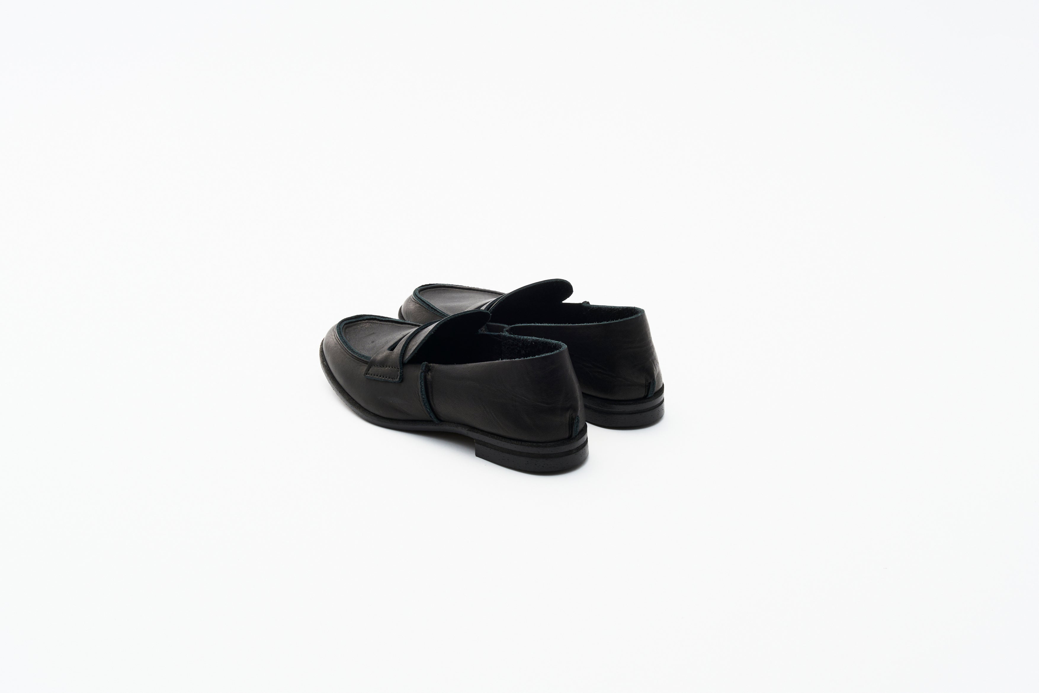 LOAFER ALL SMOOTH BLACK / BLACK SOLE