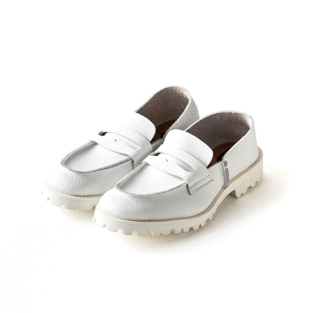 LOAFER（ローファー）白｜ U-DOT（ユードット）｜本革ローファー
