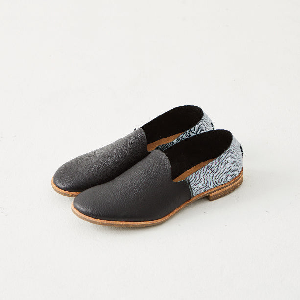 SLIP-ON BLACK/PRINTED WAVE BLACK