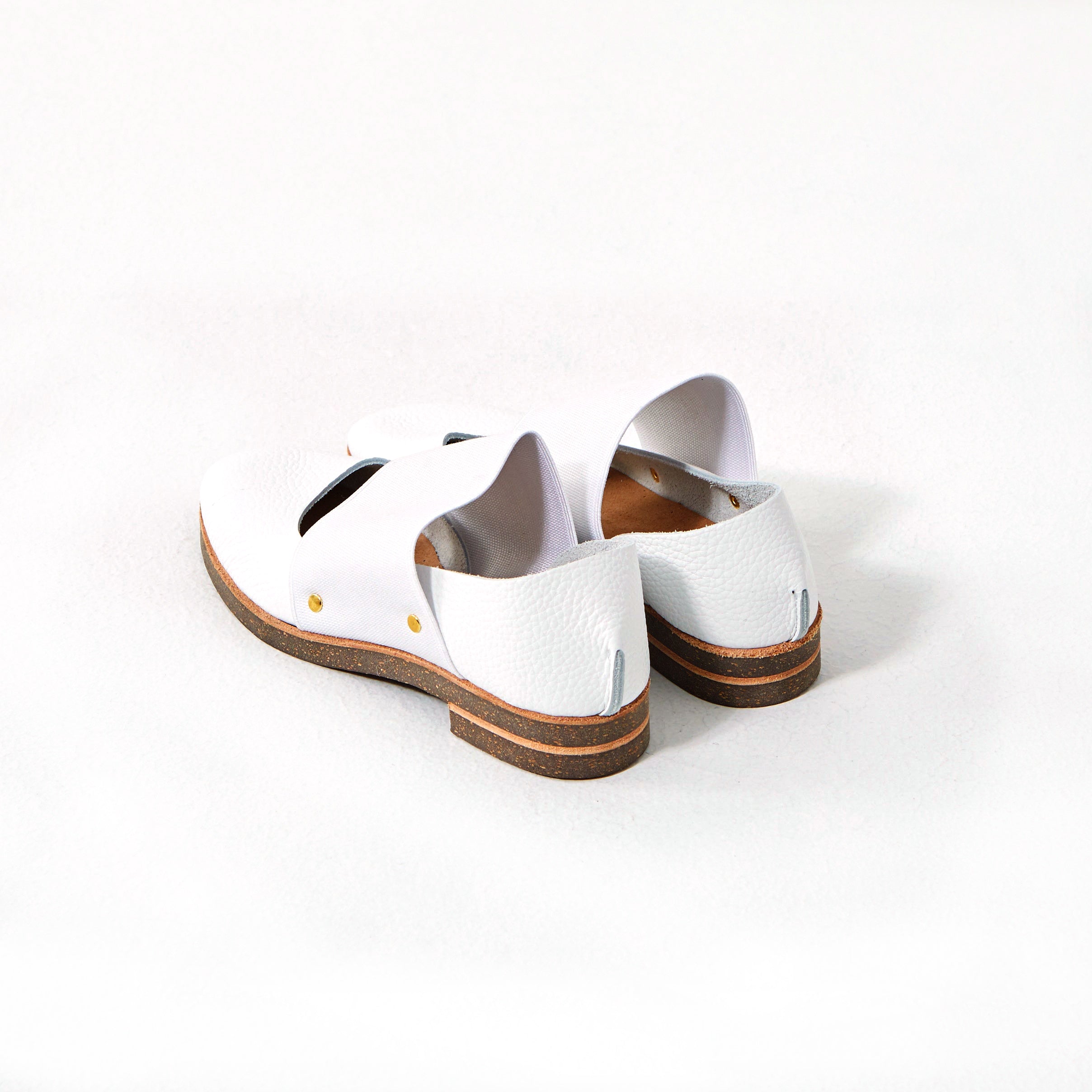 GOM BAND FLAT SHRINK WHITE (CORK SOLE DOUBLE)