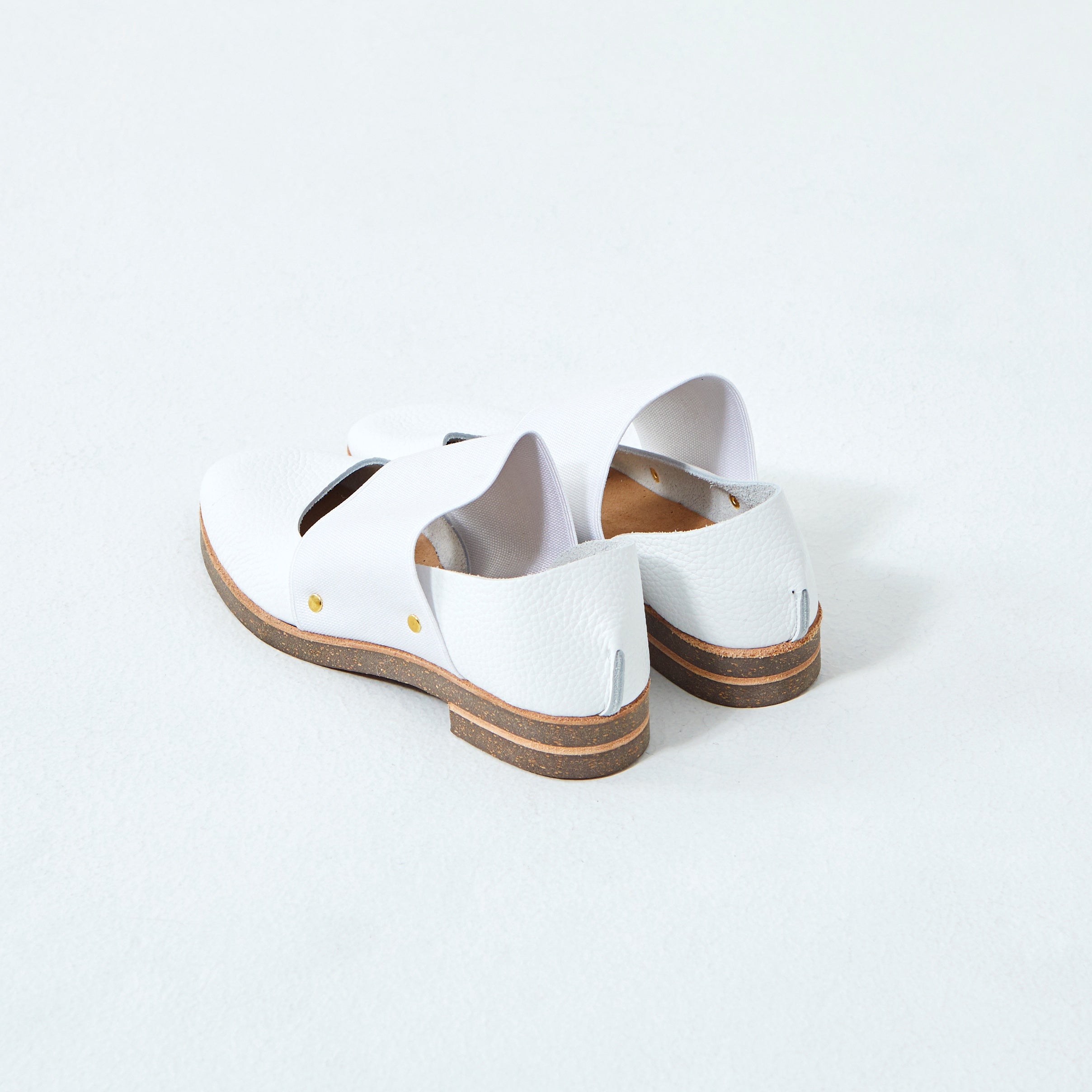 GOM BAND FLAT SHRINK WHITE (CORK SOLE DOUBLE)