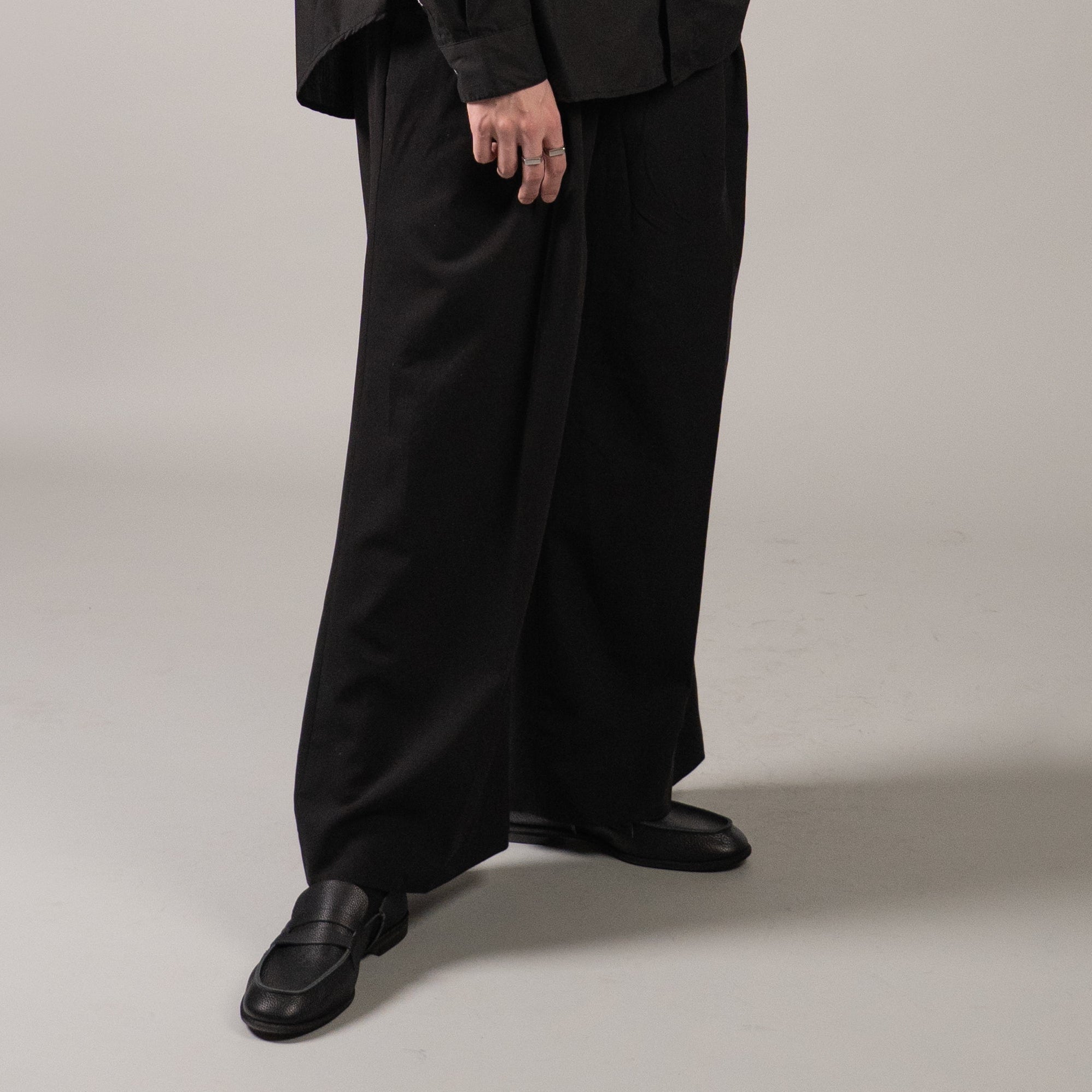 LOAFER ALL SMOOTH BLACK / BLACK SOLE