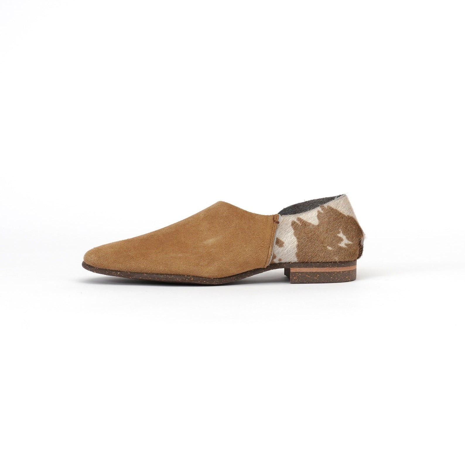2-PIECES SLIP-ON SUEDE BROWN SUGAR / COW BROWN