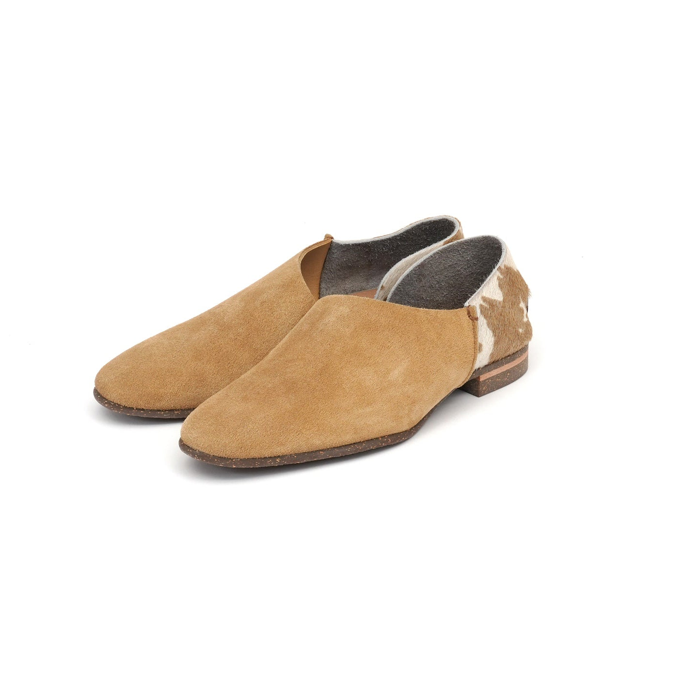 2-PIECES SLIP-ON SUEDE BROWN SUGAR / COW BROWN