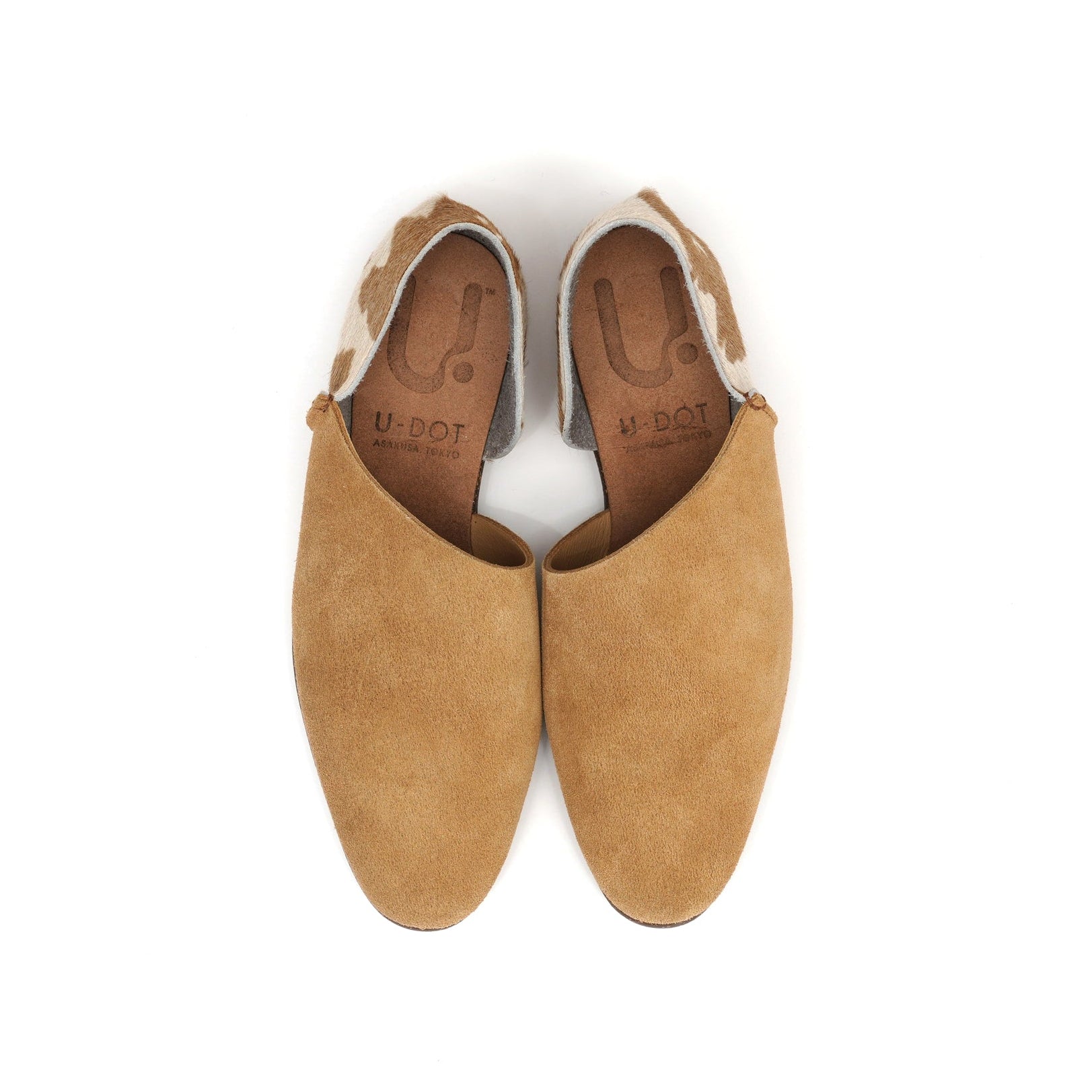 2-PIECES SLIP-ON SUEDE BROWN SUGAR / COW BROWN