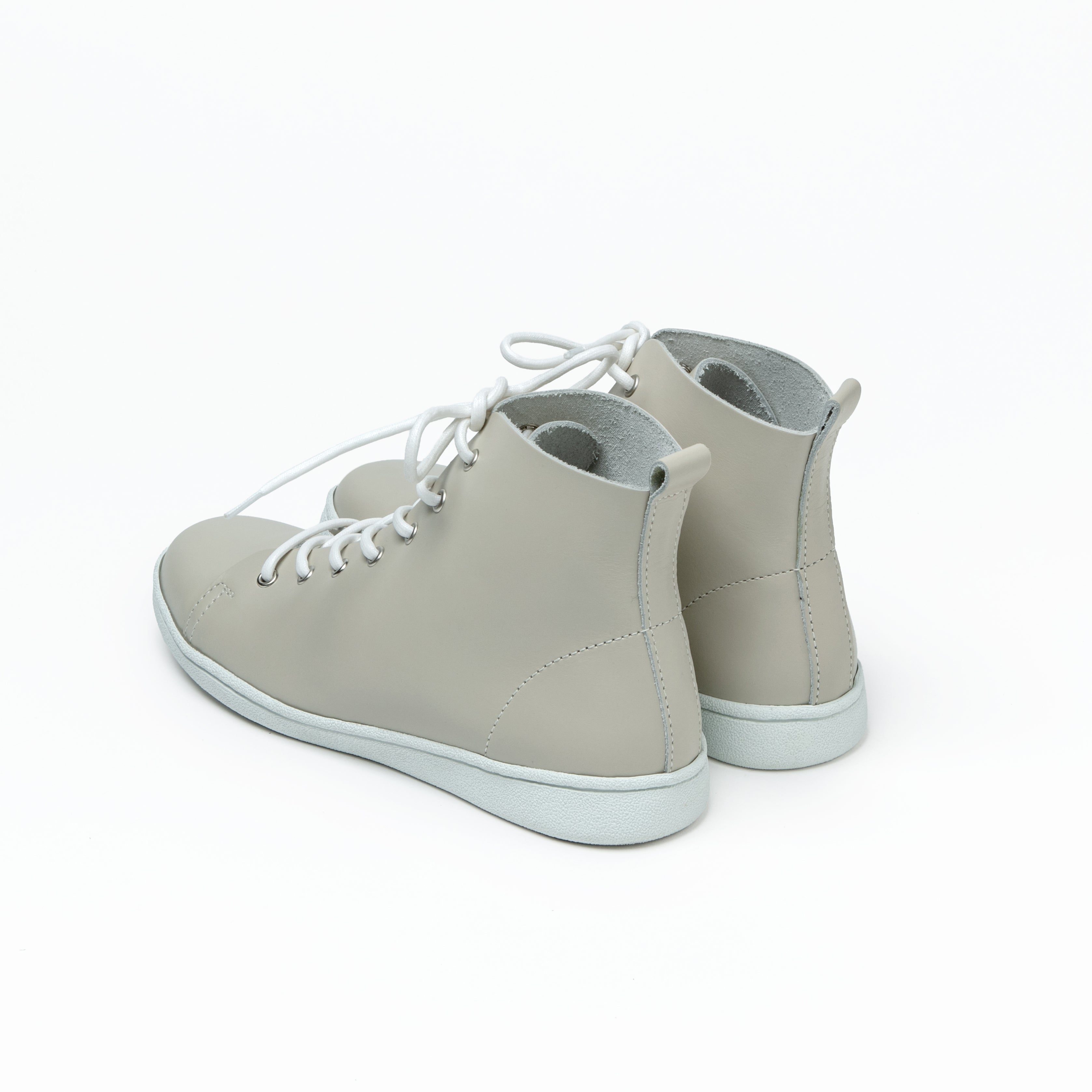 HIGH CUT SNEAKER ALL SMOOTH GREIGE