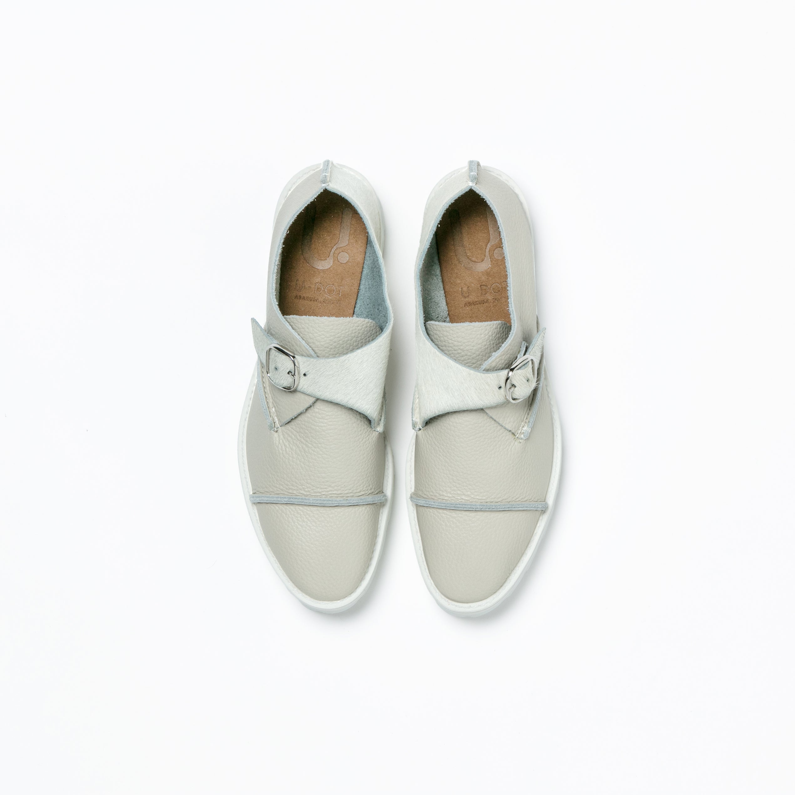 MONK SHOES SHRINK IVORY