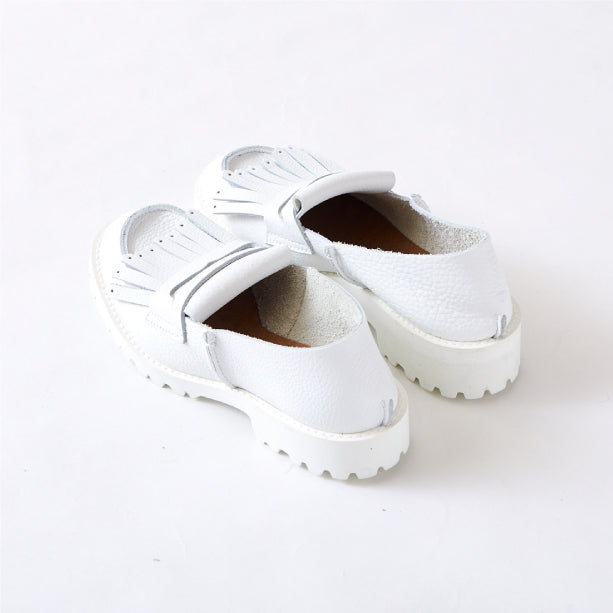 FRINGE LOAFER　ALL WHITE