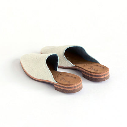 ASYMMETRICAL MULE　ALL COW WHITE