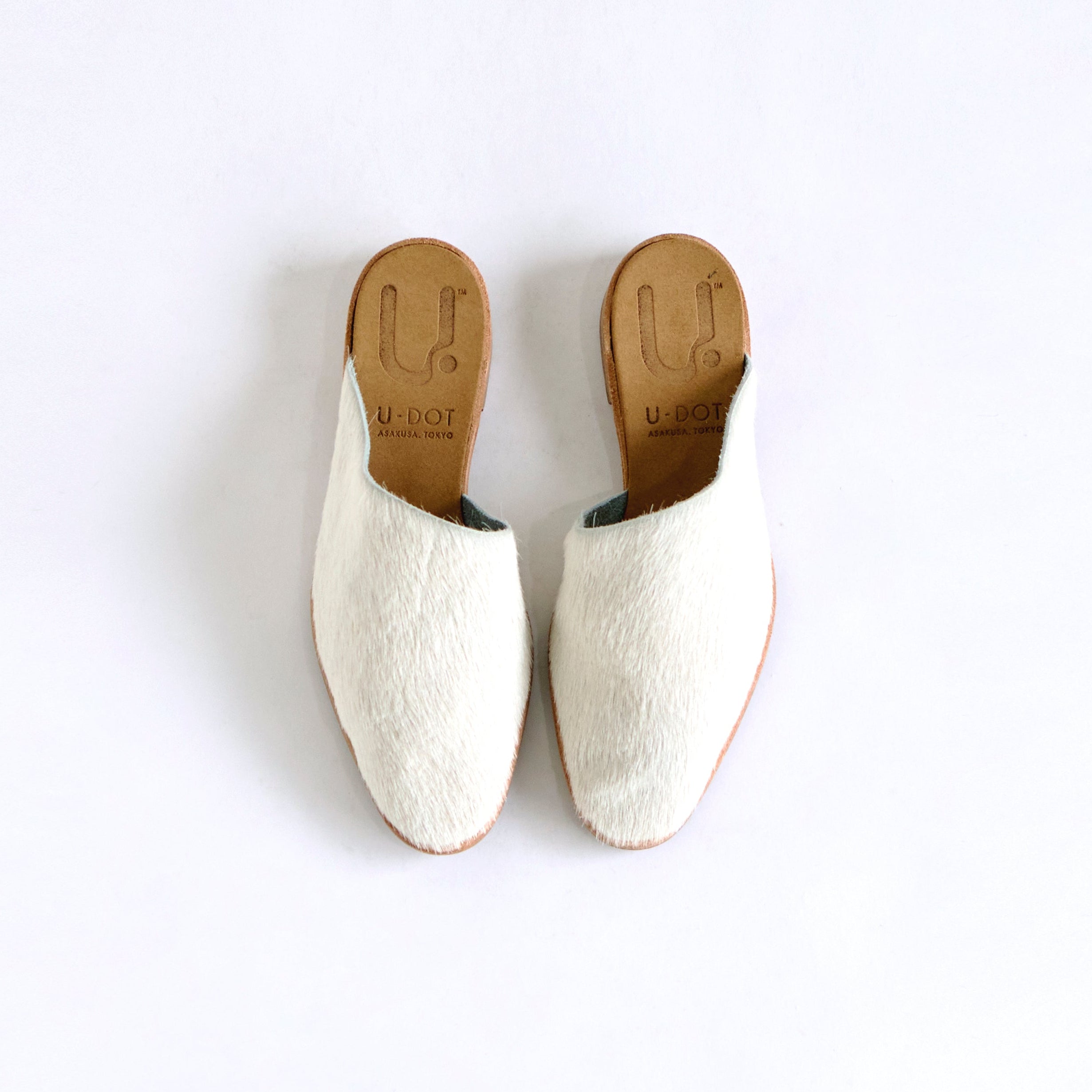 ASYMMETRICAL MULE　ALL COW WHITE