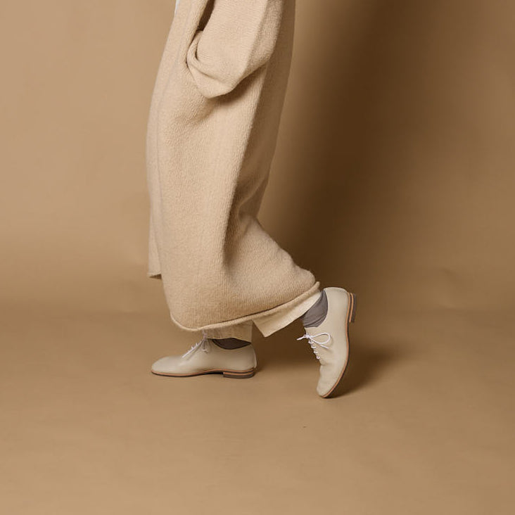 SHOES  SHRINK IVORY SMOOTH GREIGE