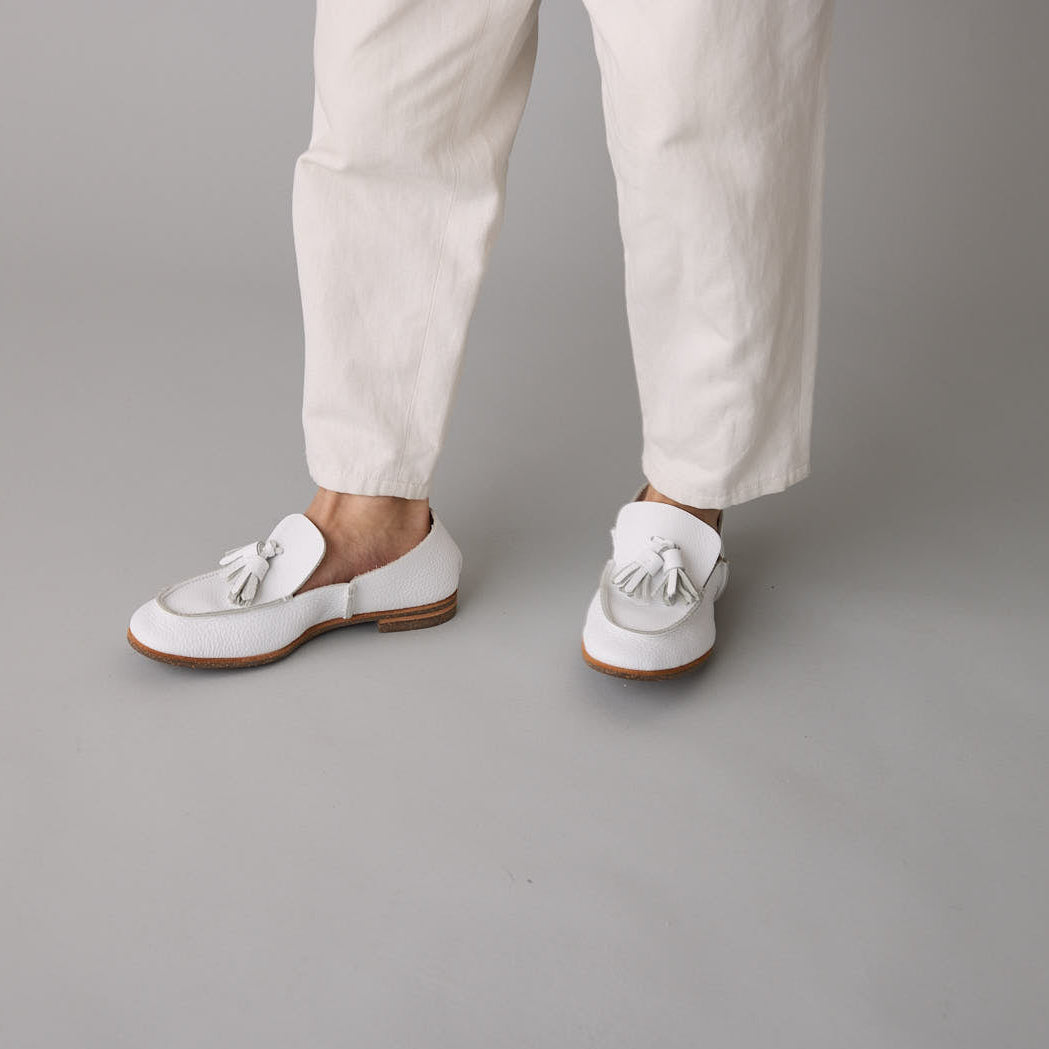 TASSEL LOAFER　ALL WHITE