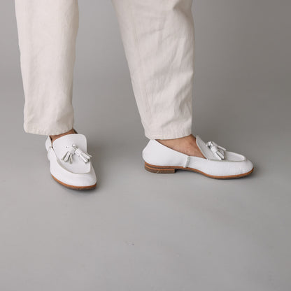 TASSEL LOAFER　ALL WHITE