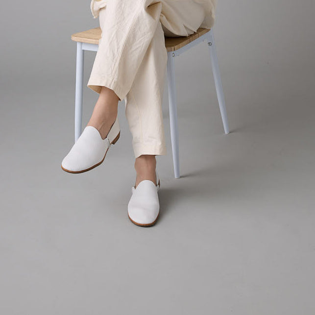 SLIP-ON　ALL SHRINK WHITE