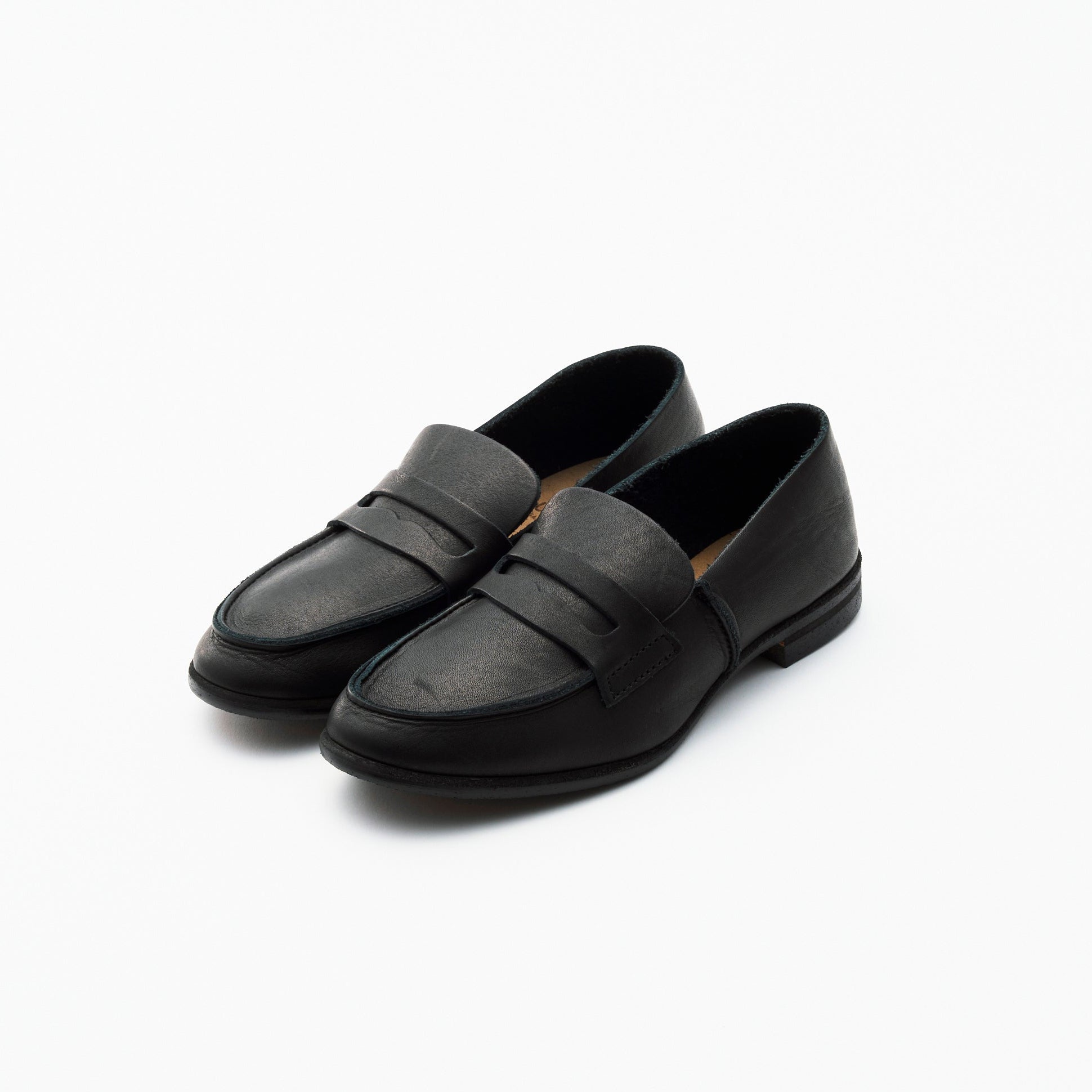 LOAFER ALL SMOOTH BLACK / BLACK SOLE