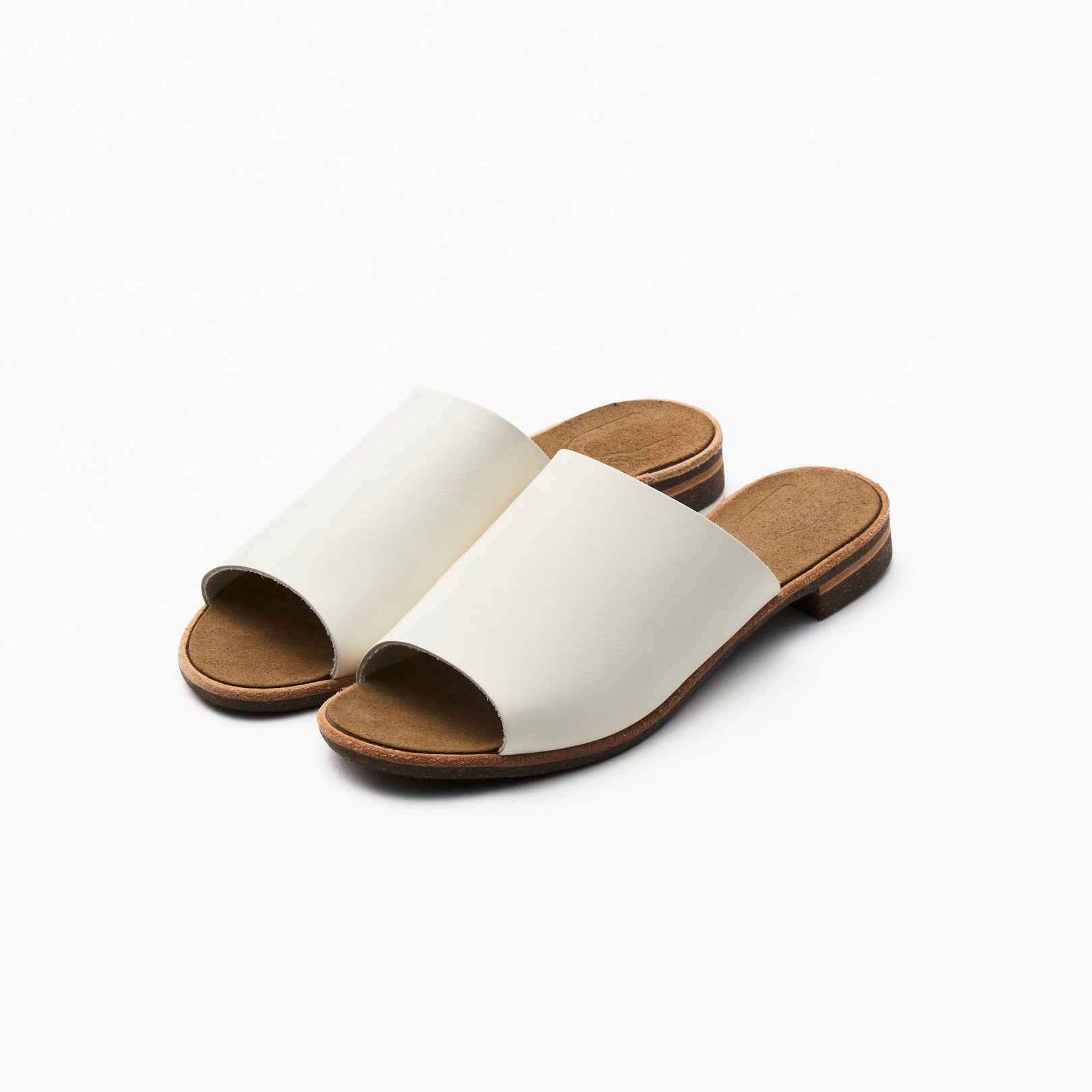SLIDE SANDALS  SMOOTH WHITE