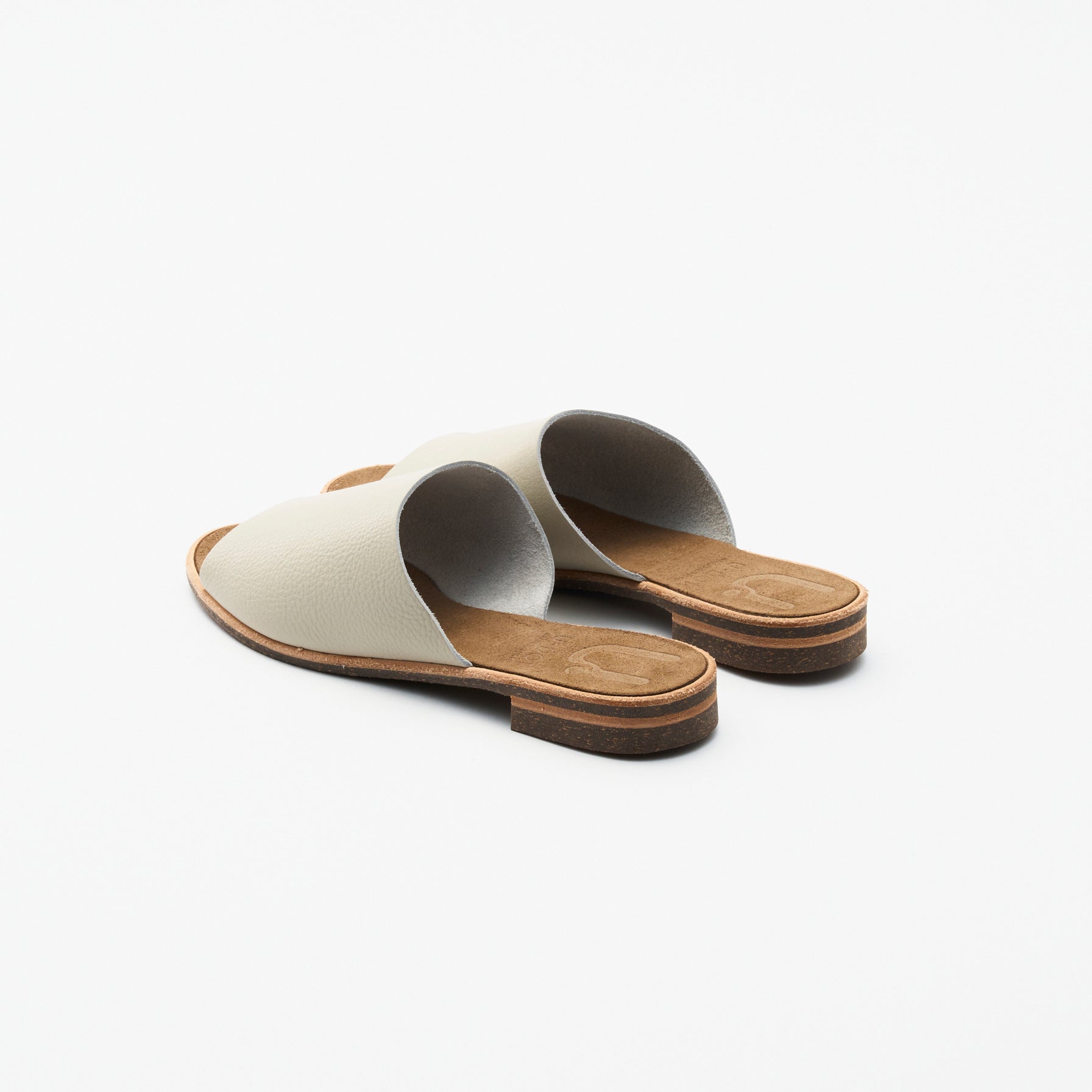 SLIDE SANDALS  SHRINK IVORY