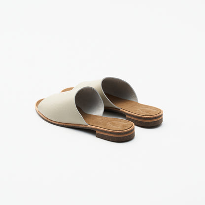 SLIDE SANDALS  SHRINK IVORY