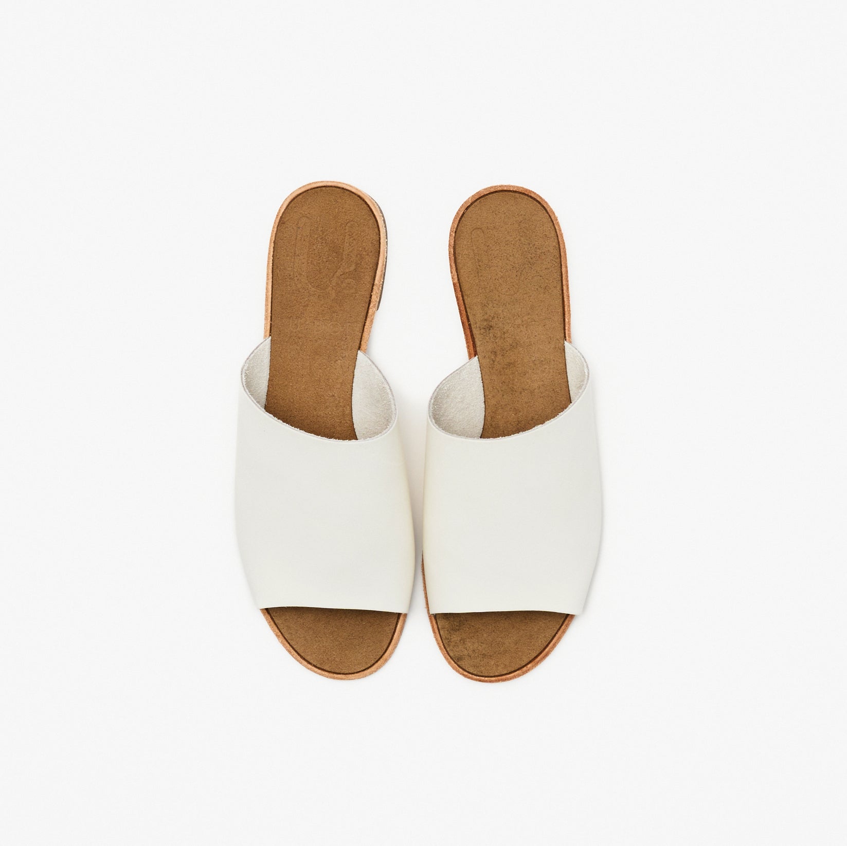 SLIDE SANDALS  SMOOTH WHITE