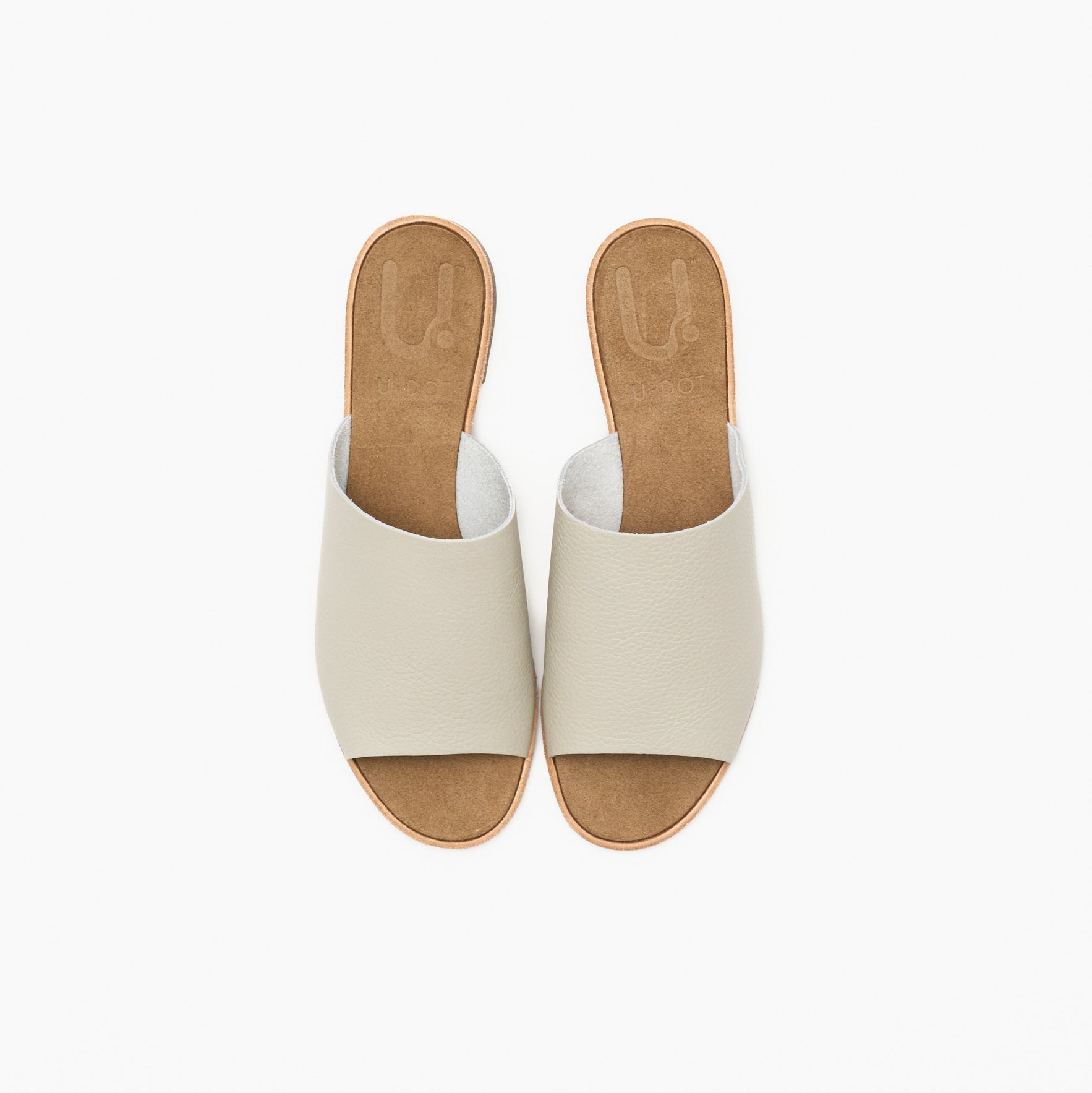 SLIDE SANDALS  SHRINK IVORY