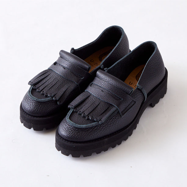 FRINGE LOAFER　ALL BLACK (TANK DOUBLE)