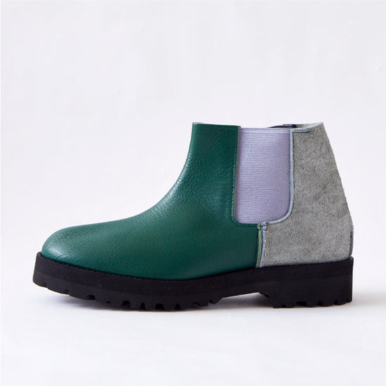 SIDE GORE BOOTS　FOREST GREEN / GRAY (TANK DOUBLE SOLE)