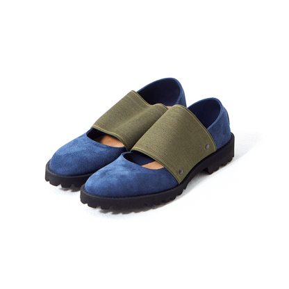 GOM BAND FLAT SUEDE NAVY