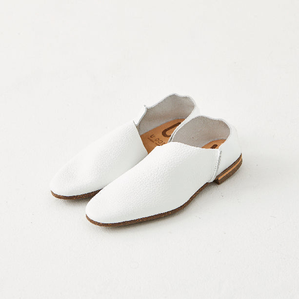 U-DOT、ユードット、2-PIECES SLIP-ON、2ピーススリッポン、ホワイトシューズ