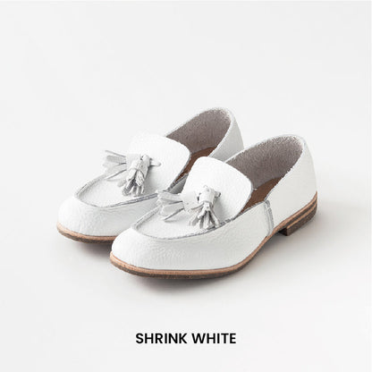 U-DOT、ユードット、TASSEL LOAFER、タッセルローファー、ホワイトシューズ