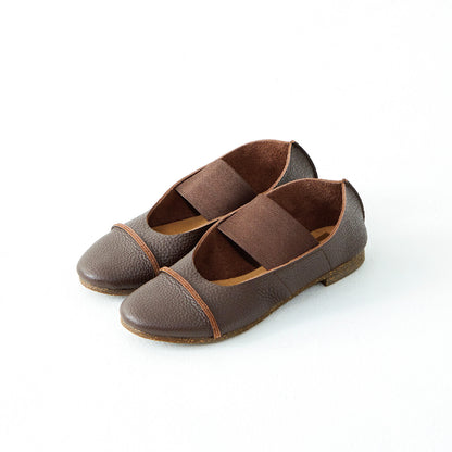 GOM FLAT　 ALL SHRINK BROWN