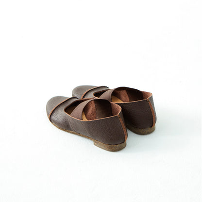 GOM FLAT　 ALL SHRINK BROWN