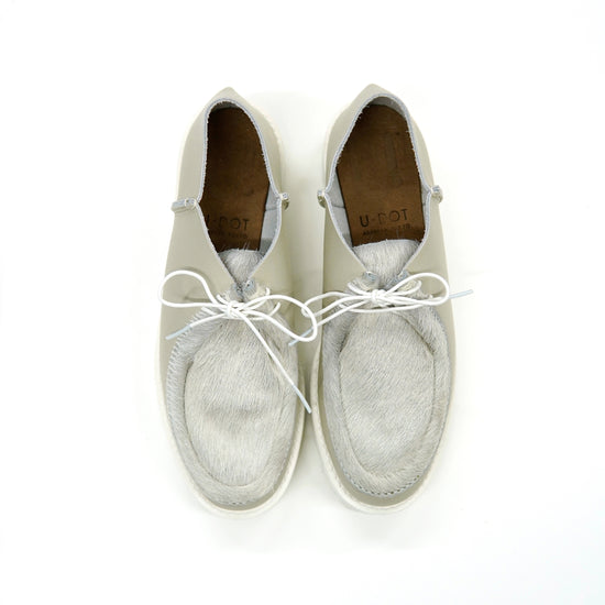 MOCASSIN　 SMOOTH GREIGE / COW HAIR WHITE /TDWH/TWH