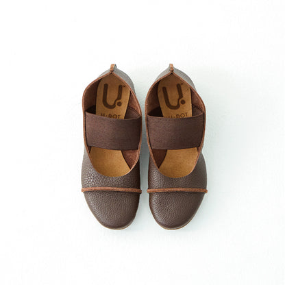 GOM FLAT　 ALL SHRINK BROWN