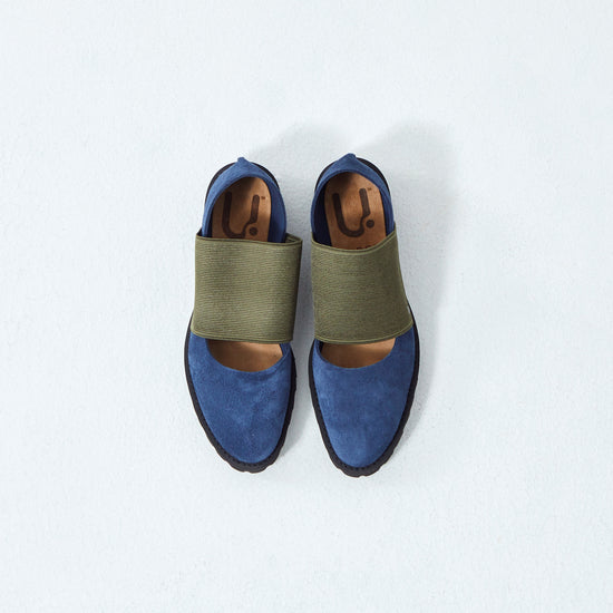 GOM BAND FLAT　SUEDE NAVY