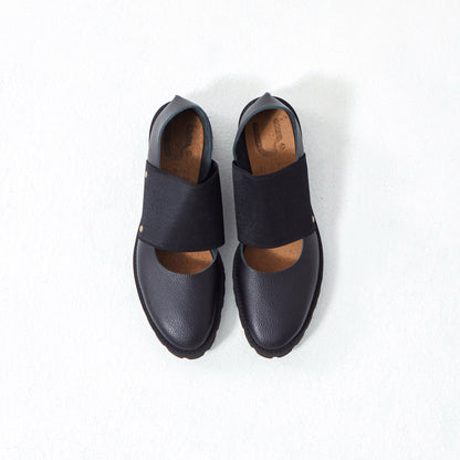 GOM BAND FLAT　SHRINK BLACK (TANK DOUBLE SOLE)