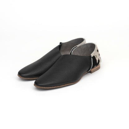 2-PIECES SLIP-ON　BLACK / COW BLACK