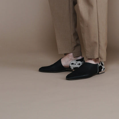 2-PIECES SLIP-ON　BLACK / COW BLACK
