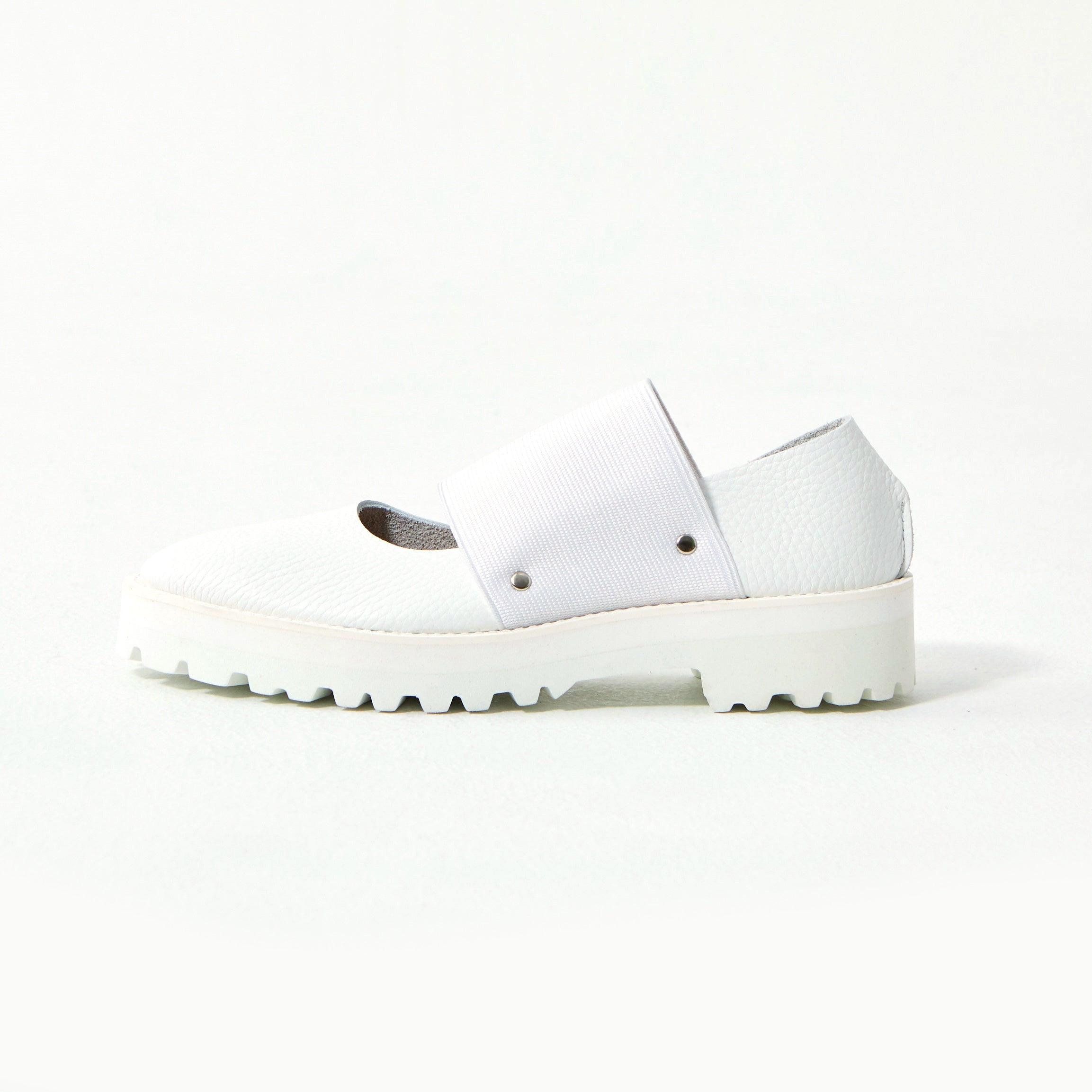 GOM BAND FLAT　SHRINK WHITE (TANK DOUBLE SOLE)