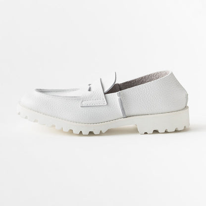 U-DOT、ユードット、LOAFER、ローファー、ホワイトシューズ