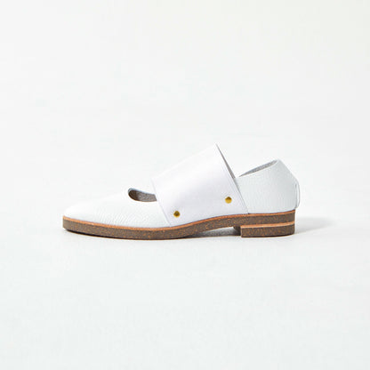 GOM BAND FLAT　SHRINK WHITE (CORK SOLE DOUBLE)
