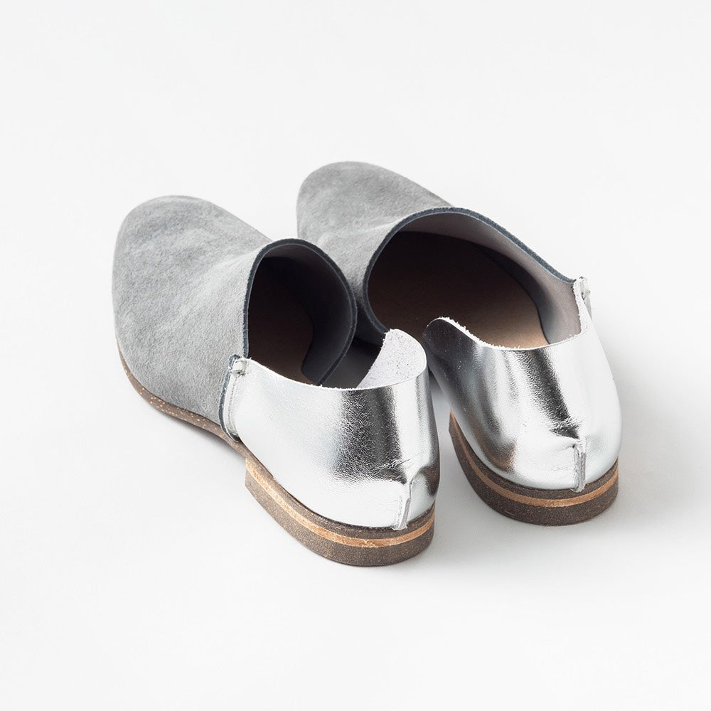 U-DOT、ユードット、2-PIECES SLIP-ON、2ピーススリッポン、グレーシューズ