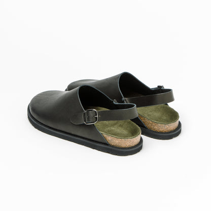 OBLIQUE SANDALS  ALL SMOOTH BLACK