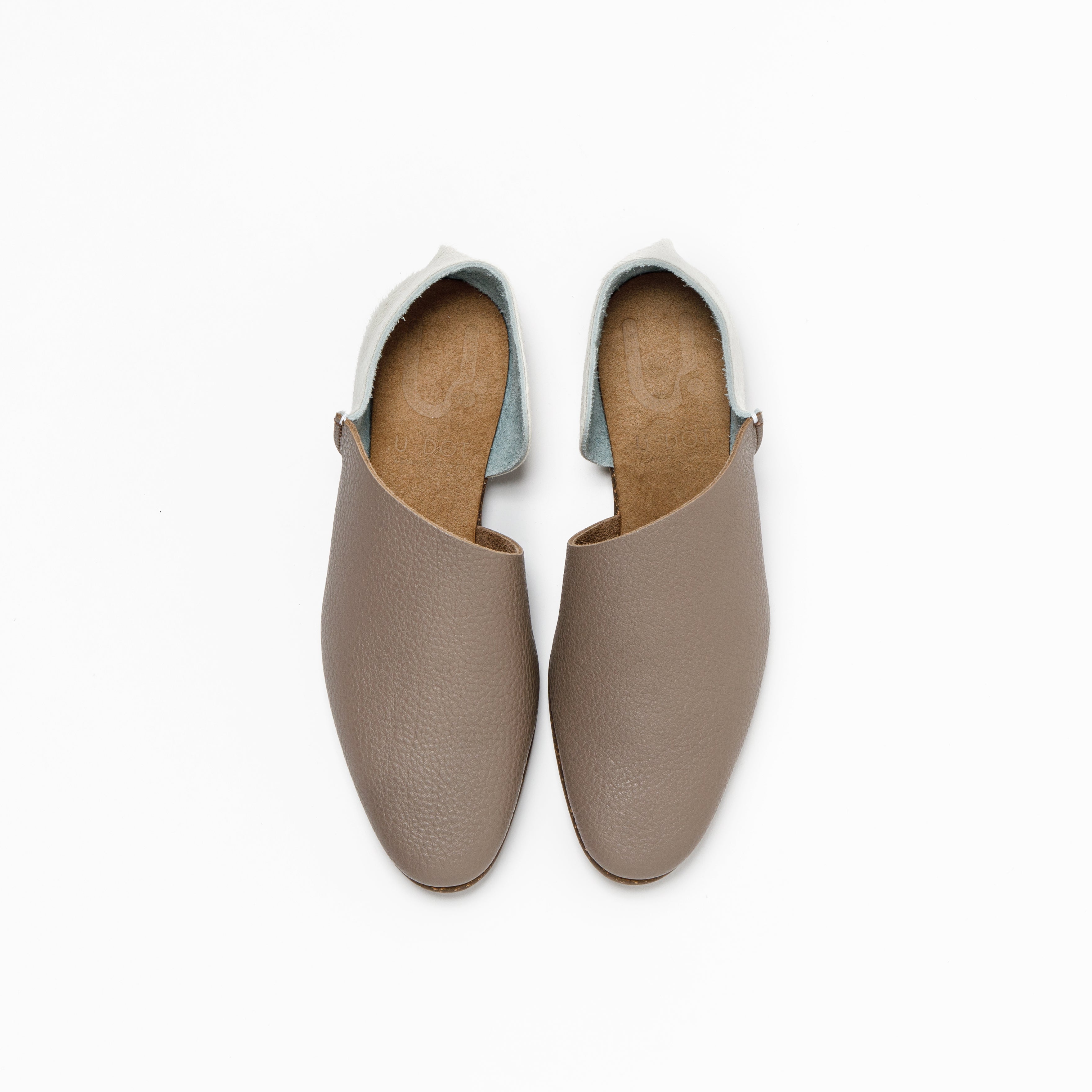 2-PIECES SLIP-ON  SHRINK HAZEL BROWN / COW WHITE