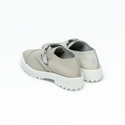 MONK SHOES　SHRINK IVORY