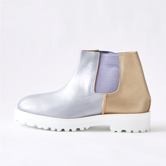 SIDE GORE BOOTS　SILVER / GOLD (TANK DOUBLE SOLE)