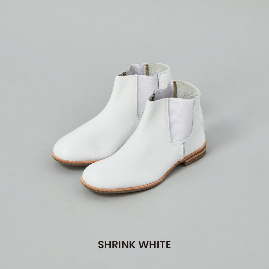 SIDE GORE BOOTS　ALL WHITE