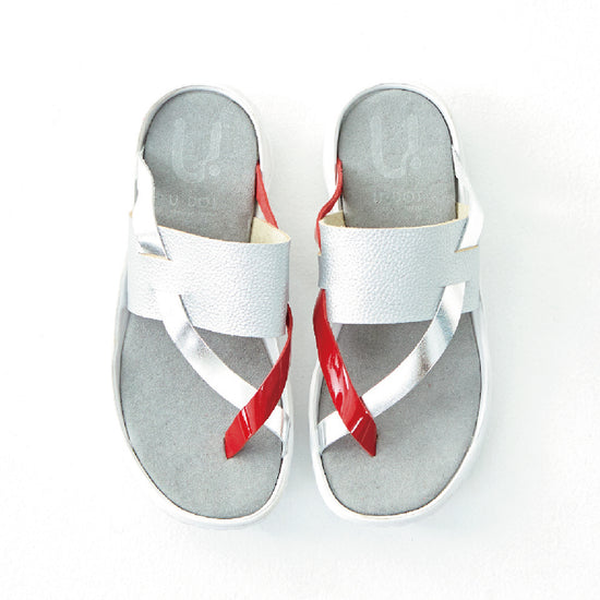 ACE SANDALS　ROUGE / SILVER